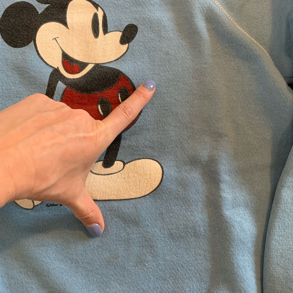 Vintage Mickey Mouse crew neck sweatshirt - Picture 3 of 4